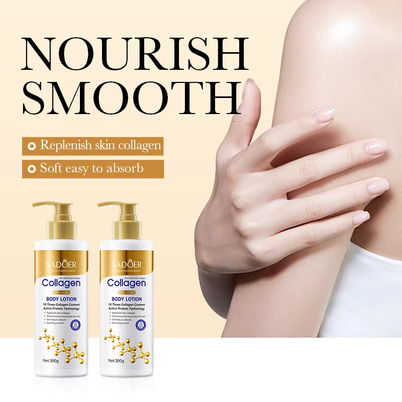Collagen Body Lotion for Firming & Hydration - Intense Moisturizer Anti-Aging Skin for Dry, Sagging Skin, Nourishment 300g/pc