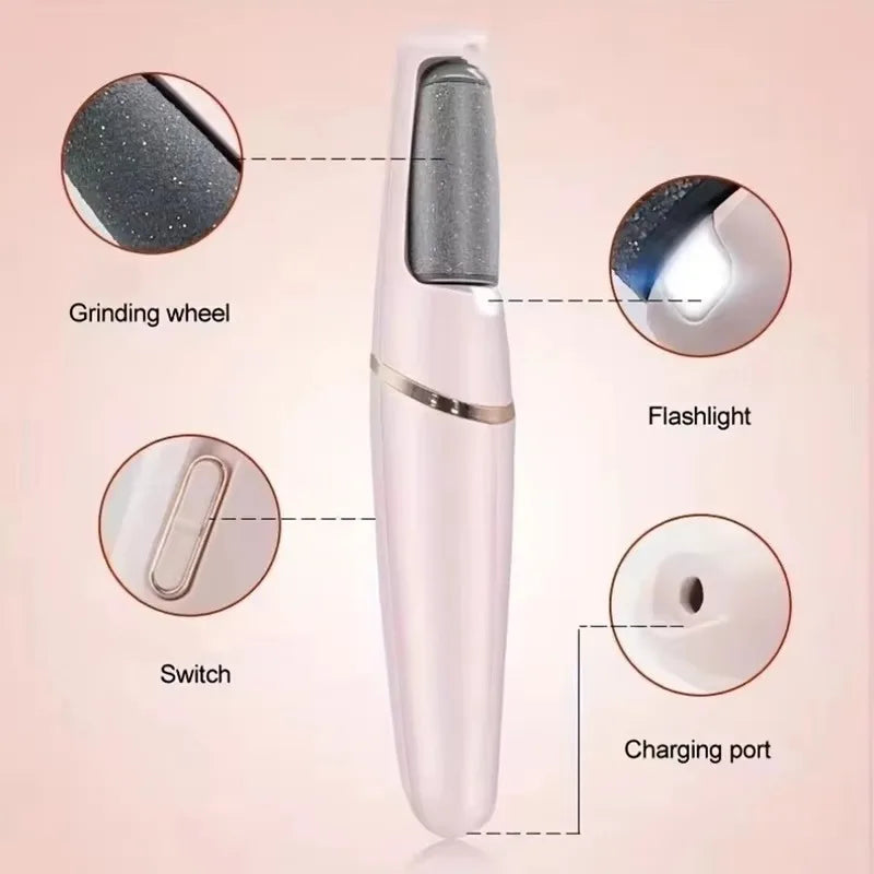 Electric Foot Grinder Automatic Foot Callus Rubbing Pedicure Rechargeable Dead Skin Callus Remover