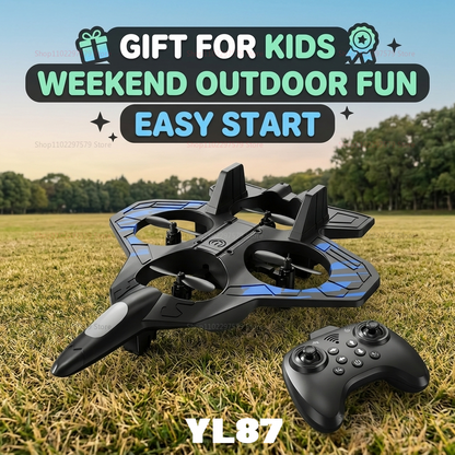 2026 Remote Control YL87 Fighter Jet Plane Toy Kids 2.4G RC Stunt Foam Airplane