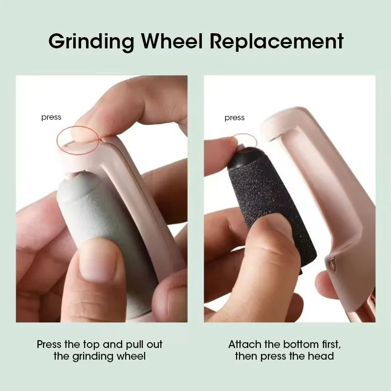 Electric Foot Grinder Automatic Foot Callus Rubbing Pedicure Rechargeable Dead Skin Callus Remover