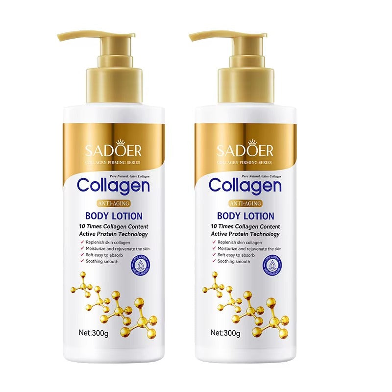 Collagen Body Lotion for Firming & Hydration - Intense Moisturizer Anti-Aging Skin for Dry, Sagging Skin, Nourishment 300g/pc